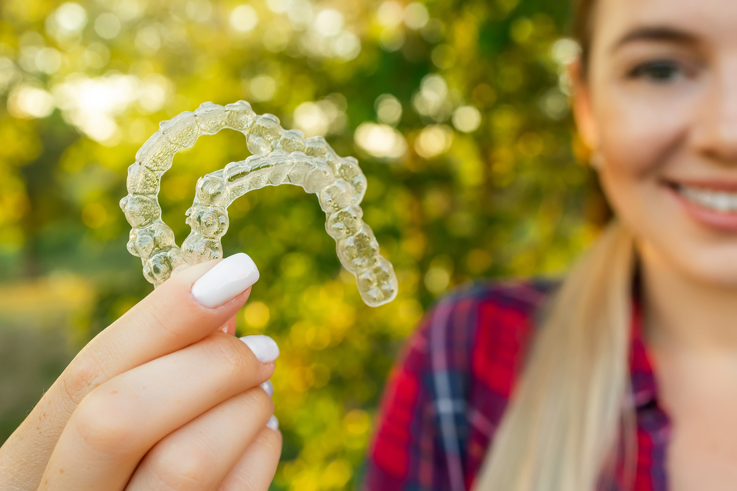 Teen girl shows us her orthodontic aligner treatment in Timnath CO