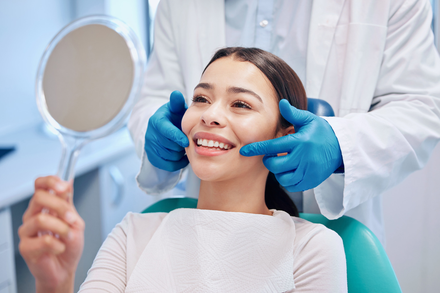 Woman being evalutaed for an Orthognathic Surgery refferal in Northern Colorado